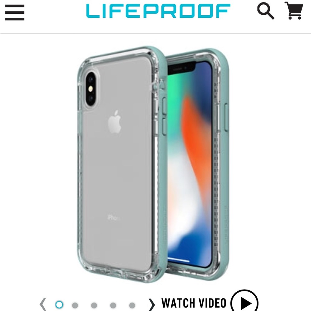Next for iPhone X. Color: seaside